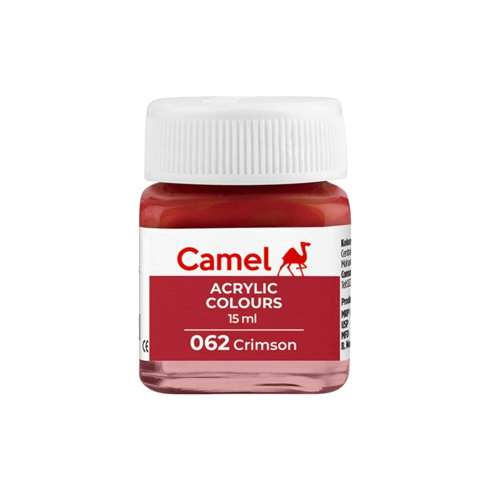 Camel Fabrica Acrylic Colours Ultra (Loose Colours) 15ml - Crimson